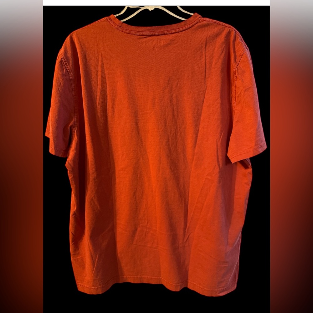 Nautica Men's Vibrant Orange Short Sleeve Tee